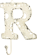 Load image into Gallery viewer, NEW Fancy Metal Letter R Hook - 32602 - Various Colors
