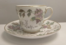 Load image into Gallery viewer, Vintage Wedgwood Avon W3983 Bone China Tea Cup and Saucer
