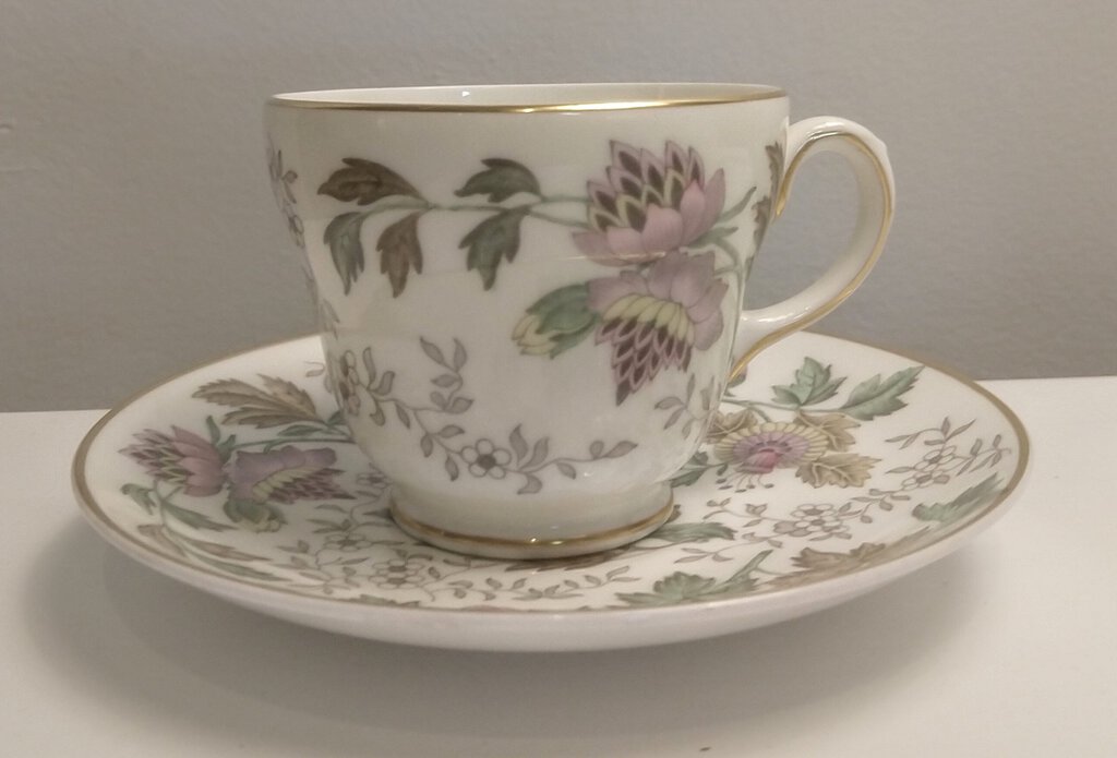 Vintage Wedgwood Avon W3983 Bone China Tea Cup and Saucer