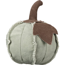 Load image into Gallery viewer, NEW Green Fabric Small Pumpkin - 38785
