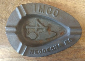 Vintage Cast Iron Ashtray - IMCO Neodesha KS