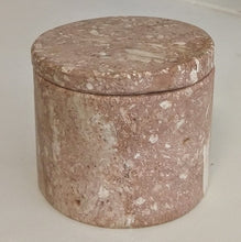 Load image into Gallery viewer, Vintage Travertine Marble Trinket Box - Fratelli Mannelli Italy
