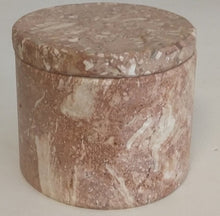 Load image into Gallery viewer, Vintage Travertine Marble Trinket Box - Fratelli Mannelli Italy
