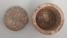 Load image into Gallery viewer, Vintage Travertine Marble Trinket Box - Fratelli Mannelli Italy
