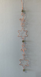 Copper Hanging Suncatcher