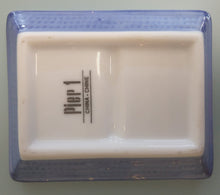 Load image into Gallery viewer, Pier 1 Blue Denim Sauce Plate
