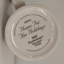 Load image into Gallery viewer, 1997 Budweiser Holiday Stein CS313 "Home for the Holidays"
