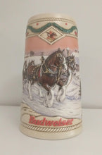 Load image into Gallery viewer, 1996 Budweiser Holiday Stein "American Homestead"
