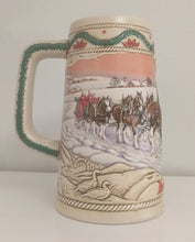 Load image into Gallery viewer, 1996 Budweiser Holiday Stein "American Homestead"
