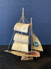 Load image into Gallery viewer, Carved Horn Sailboat
