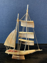 Load image into Gallery viewer, Carved Horn Sailboat
