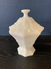 Load image into Gallery viewer, Vintage Milk Glass Pedestal Candy Dish
