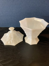 Load image into Gallery viewer, Vintage Milk Glass Pedestal Candy Dish
