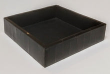 Load image into Gallery viewer, NEW Inlaid Horn Napkin Box India 12595 - Black
