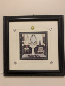 Framed Bathroom Print