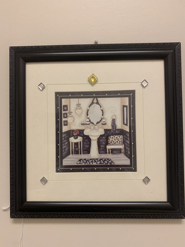 Framed Bathroom Print