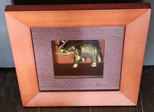 Load image into Gallery viewer, 11" x 11" Elephant in Framed Shadow Box
