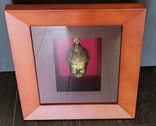 Load image into Gallery viewer, 11&quot; x 13&quot; Buddha Head in Framed Shadow Box
