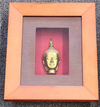 Load image into Gallery viewer, 11&quot; x 13&quot; Buddha Head in Framed Shadow Box

