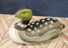 Load image into Gallery viewer, 9&quot; Hand-Painted Ceramic Duck
