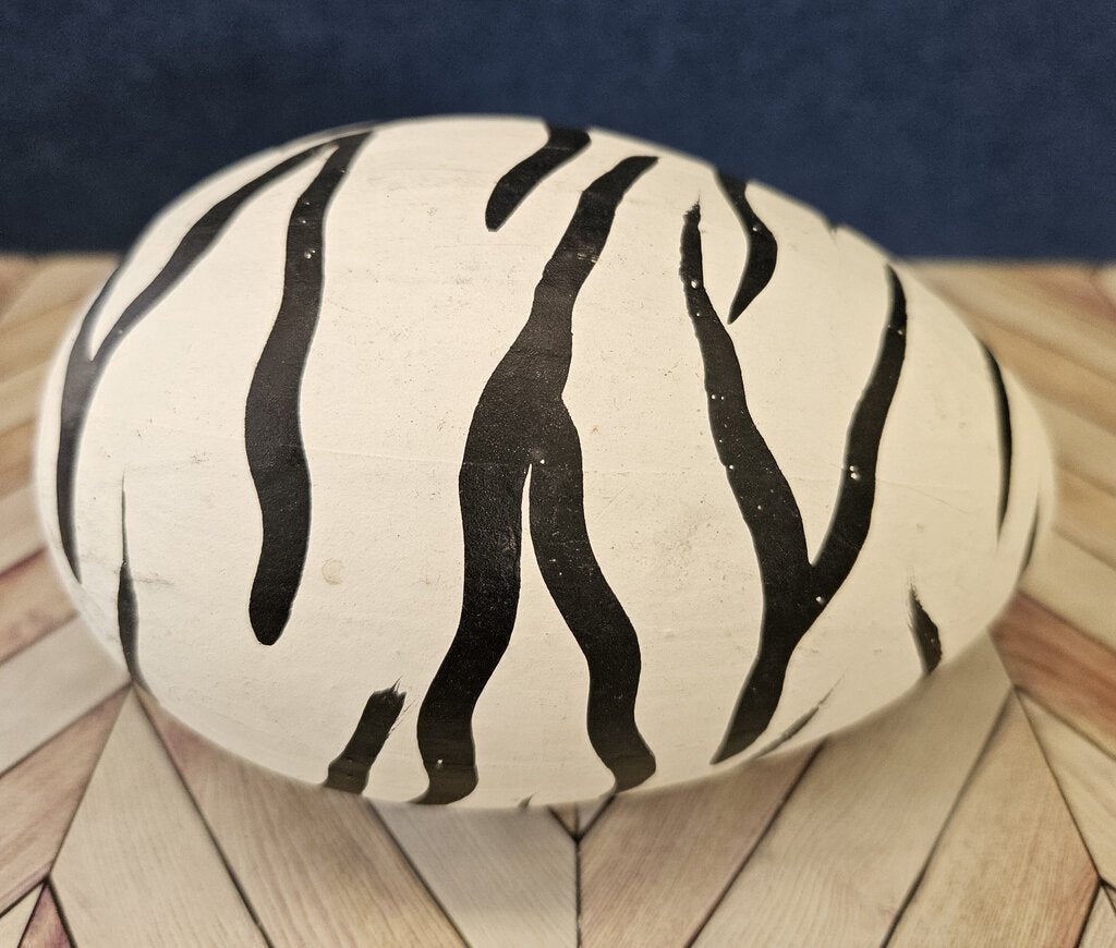 Zebra Print Decor Egg