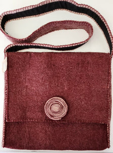 NEW Large Wool Felt Bag - Nepal