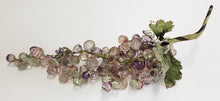 Load image into Gallery viewer, Vintage Multi Acrylic Faceted Beaded Grape Cluster w/ Leaves
