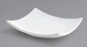 NEW 5" Front of the House Square Origami Porcelain Plate