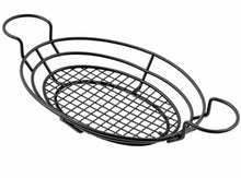Load image into Gallery viewer, American Metalcraft Oval Wire Basket with Ramekin Holder BSKB811

