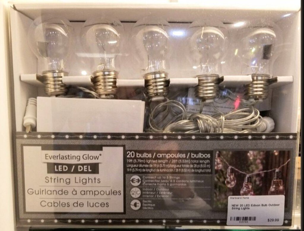NEW Everlasting Glow LED String Lights - 93044