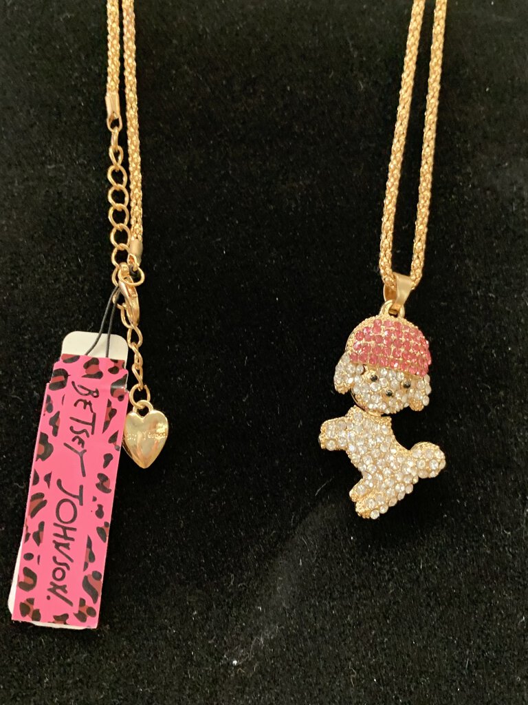 Betsey Johnson Dog Necklace