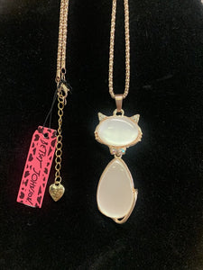 Betsey Johnson Cat Necklace
