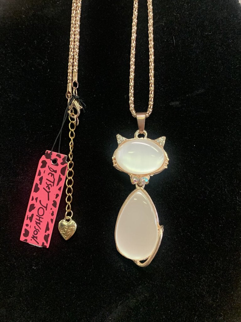 Betsey Johnson Cat Necklace