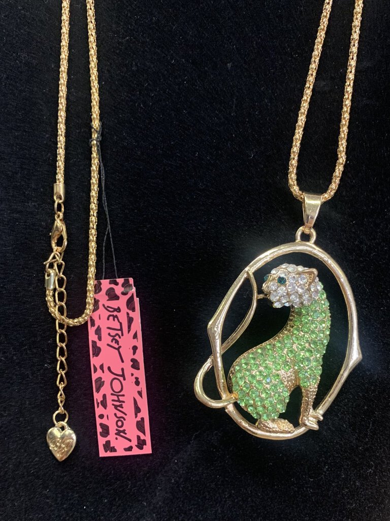 Betsey Johnson Leopard Necklace