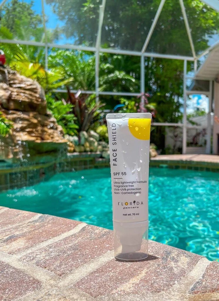 NEW Florida Glow SPF55 Face Shield Sunscreen - 70ml
