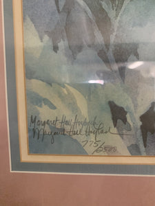 "Summer Story" Framed & Signed Lithograph by Margaret Hoybach