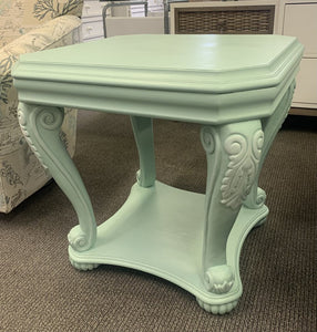 Hand Painted Seaglass End Table