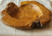 Load image into Gallery viewer, NEW Free Form Teak Bowl
