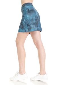 NEW Skort - Blue & Black Tie Dye SKO10-S776TD