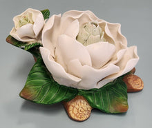 Load image into Gallery viewer, Vintage Porcelain Magnolia Figurine
