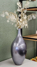 Load image into Gallery viewer, 19.5" Silver Pier 1 Vase with Silver Dollar Arrangement
