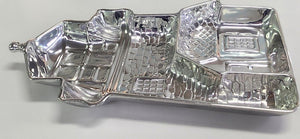 NEW Wilton Armetale Lighthouse Chip & Dip Tray