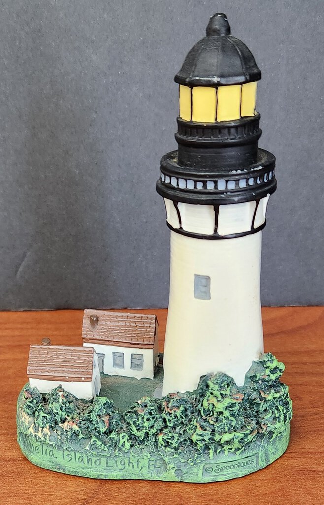 Spoontiques Lighthouse Figurine - Amelia Island Light, FL