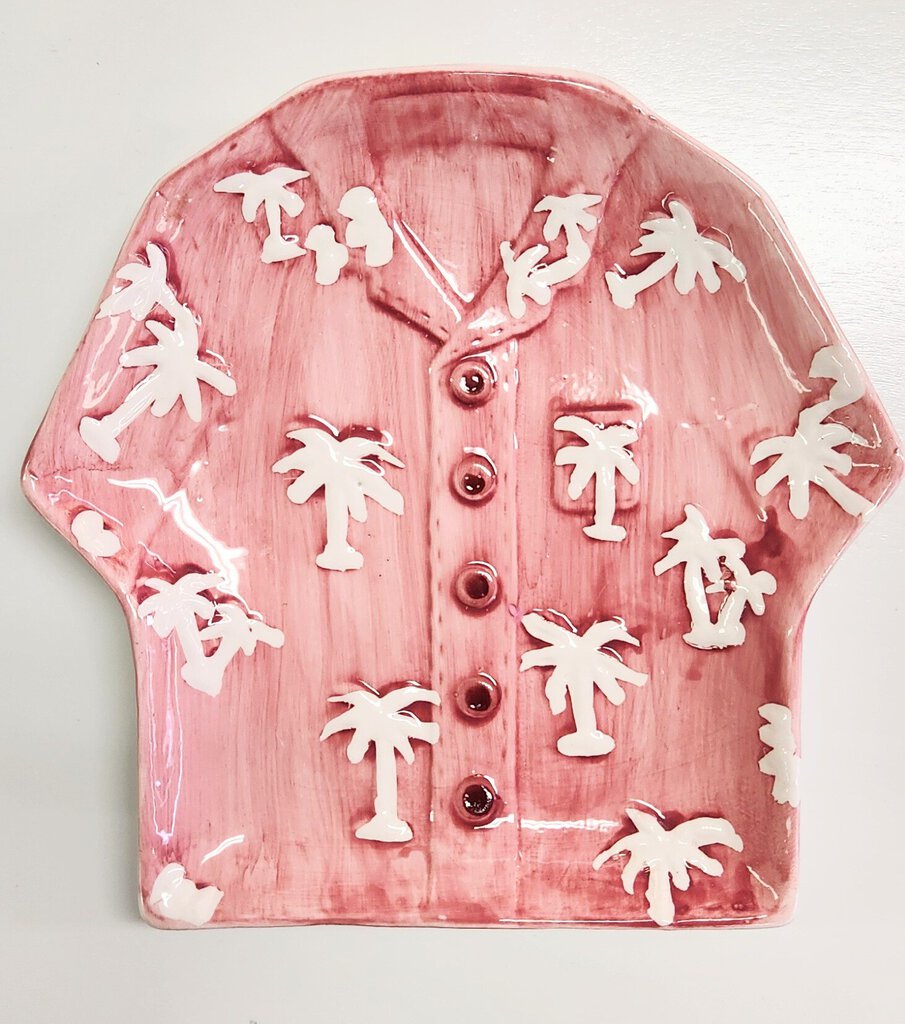 Tropical Shirt Trinket Tray