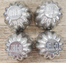 Load image into Gallery viewer, SET 4-Pc Vintage JELL-O Brand Fluted Molds
