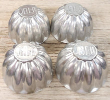 Load image into Gallery viewer, SET 4-Pc Vintage JELL-O Brand Fluted Molds
