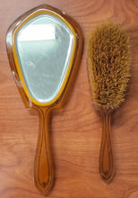 Load image into Gallery viewer, SET 2-Pc Vintage La Parisienne Bakelite Brush &amp; Mirror
