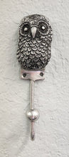 Load image into Gallery viewer, NEW Textured Aluminum Owl Wall Hook -13127
