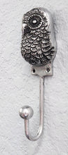 Load image into Gallery viewer, NEW Textured Aluminum Owl Wall Hook -13127
