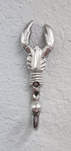 Load image into Gallery viewer, NEW Textured Aluminum Lobster Wall Hook -13727
